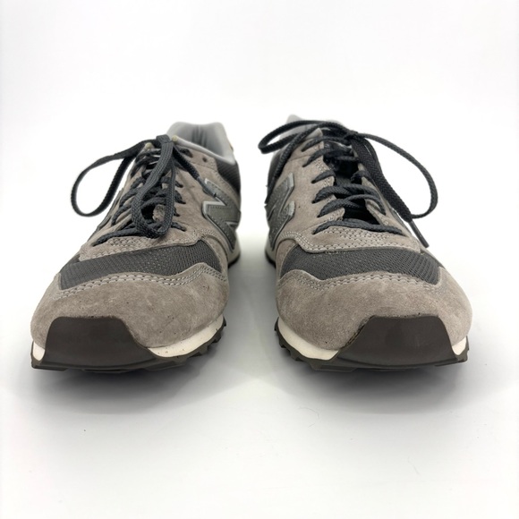 New Balance 996 Beige, Grey and Orange Lace-Up Sneakers, 10 - Picture 6 of 16